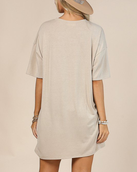 Melina Cowboy Graphic T-Shirt Dress