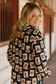 Luck Of The Brand Western Playing Card Mock Neck