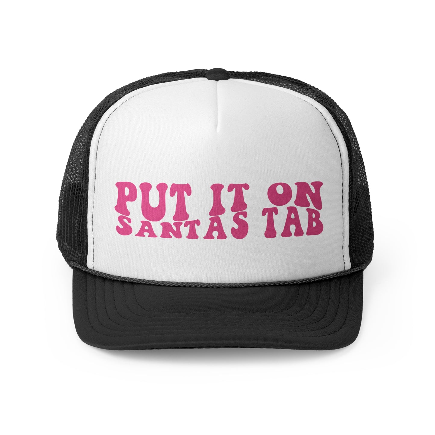 Put the Tab On Santa Trucker Hat