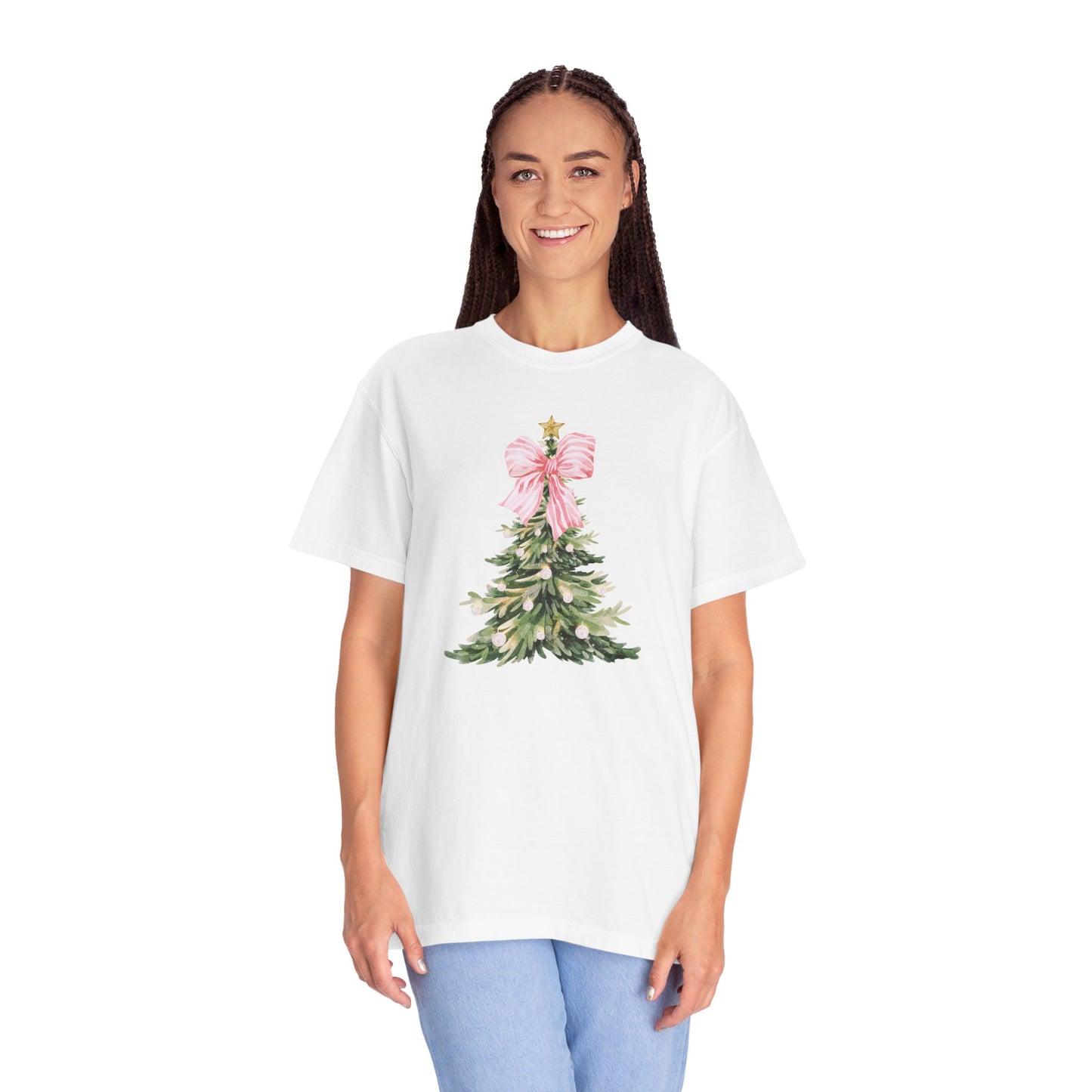 Bows & Trees Holiday Comfy Tee