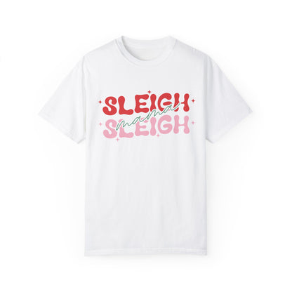 Sleigh Mama Sleigh Comfort Colors Christmas T-Shirt