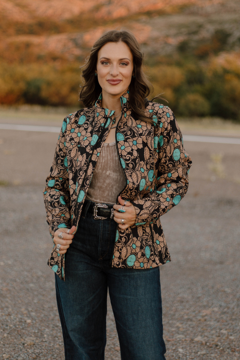 Tattoos Around The Town Western Jacket