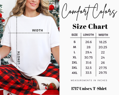 Sleigh Mama Sleigh Comfort Colors Christmas T-Shirt