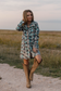 Buckle Up Buttercup Western Suede-Look Jacket