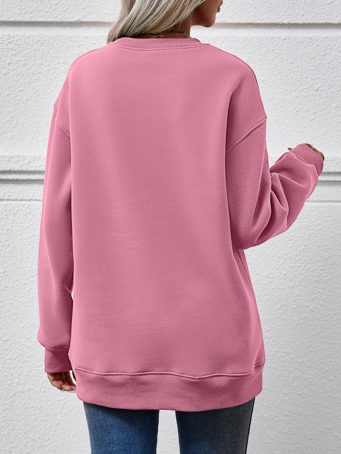 MAMA Graphic Dropped Shoulder Sweatshirt