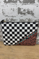 Cowgirl Check Tooled Cosmetic Bag