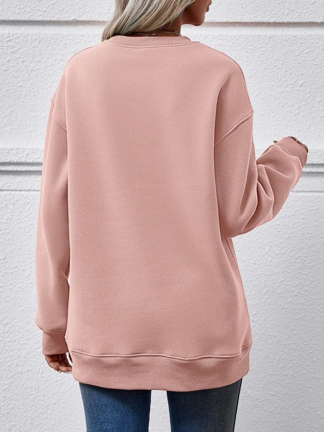 MAMA Graphic Dropped Shoulder Sweatshirt