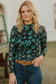 Forever in Turquoise Western Mesh Top