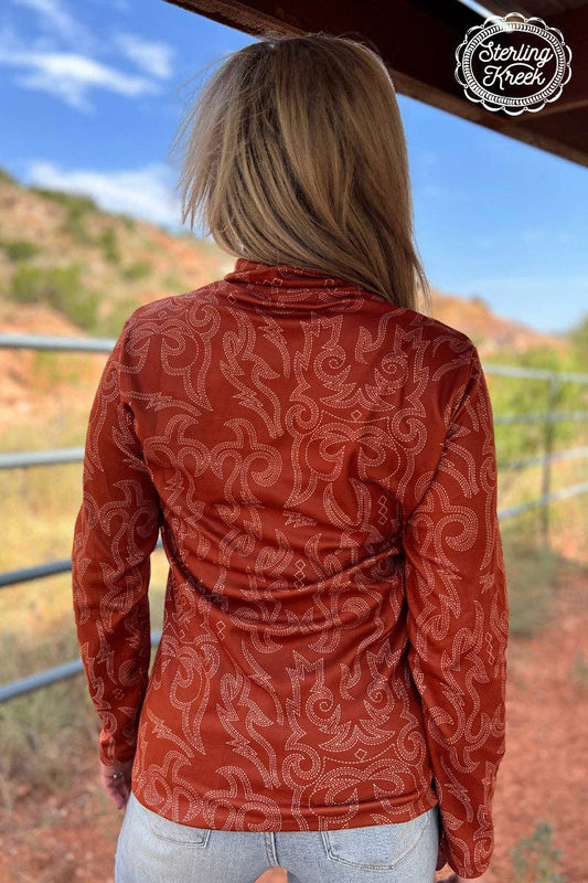 Rustic Ranch Western Pullover