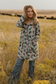 Buckle Up Buttercup Western Suede-Look Jacket
