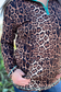 Hear Me Roar Leopard Quarter-Zip Pullover