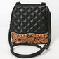 American Darling Quilted Leather Crossbody | Hand-Tooled Floral Accent Bag ADBG1679