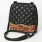 American Darling Quilted Leather Crossbody | Hand-Tooled Floral Accent Bag ADBG1679