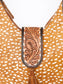 American Darling Cowhide (Hides Vary) Patchwork & Tooled Leather Hobo Shoulder Bag Tassel Accent ADBGA237D