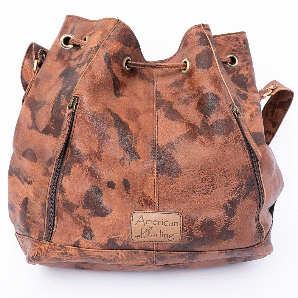 Bucket Hair On (Hides Vary) Genuine Western Leather Women Bag ADBGI226B