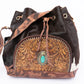 Bucket Hair On (Hides Vary) Genuine Western Leather Women Bag ADBGI226B