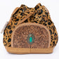 Bucket Hair On Leopard (Hides Vary) Genuine Western Leather Women Bag ADBGI226A