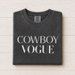 Cowboy Vogue Comfort Colors Graphic Tee
