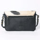 O'HLAY Hair-On Cowhide & Hand-Tooled Leather Bag KBG293