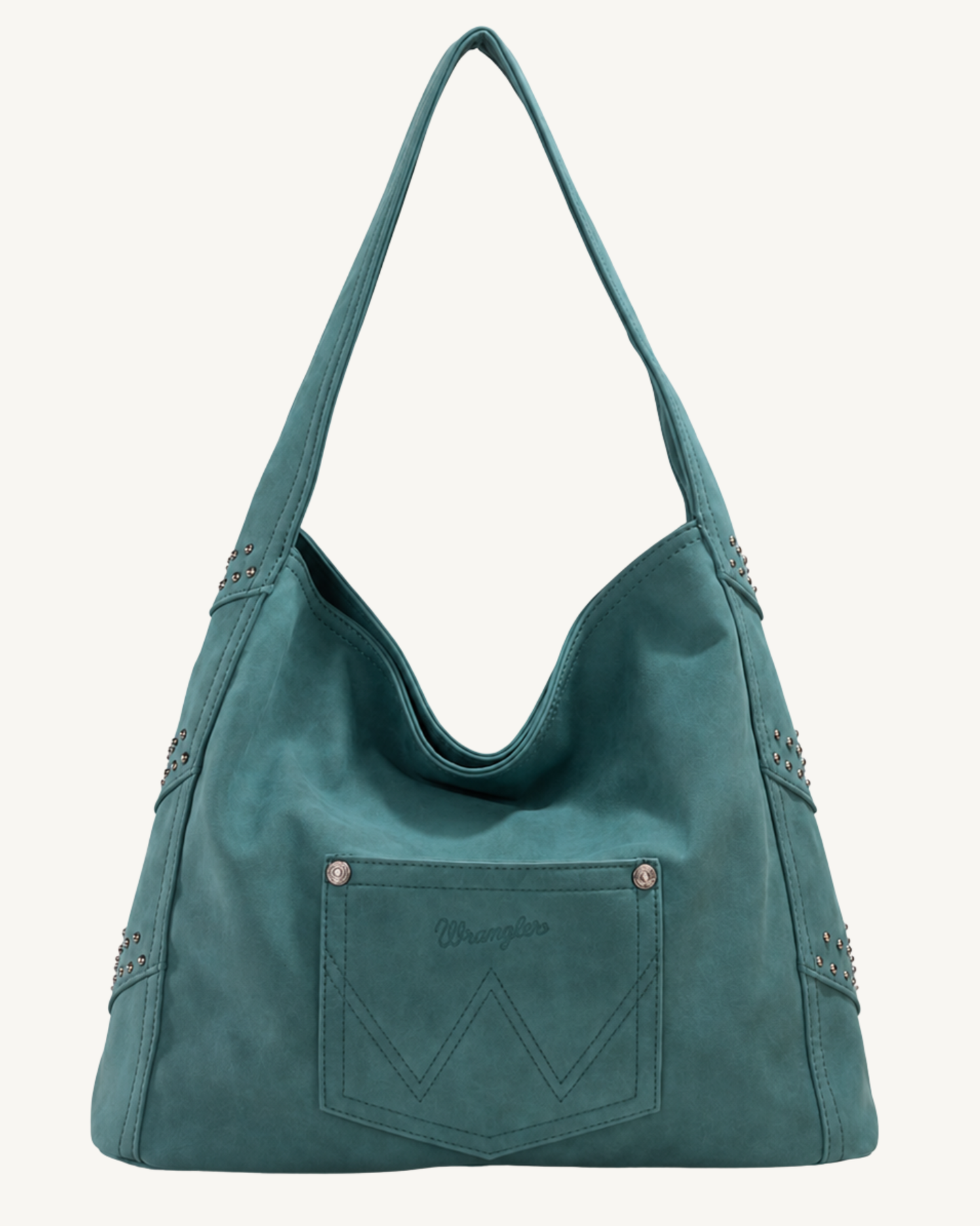 Wrangler Fringe Studded Hobo Bag