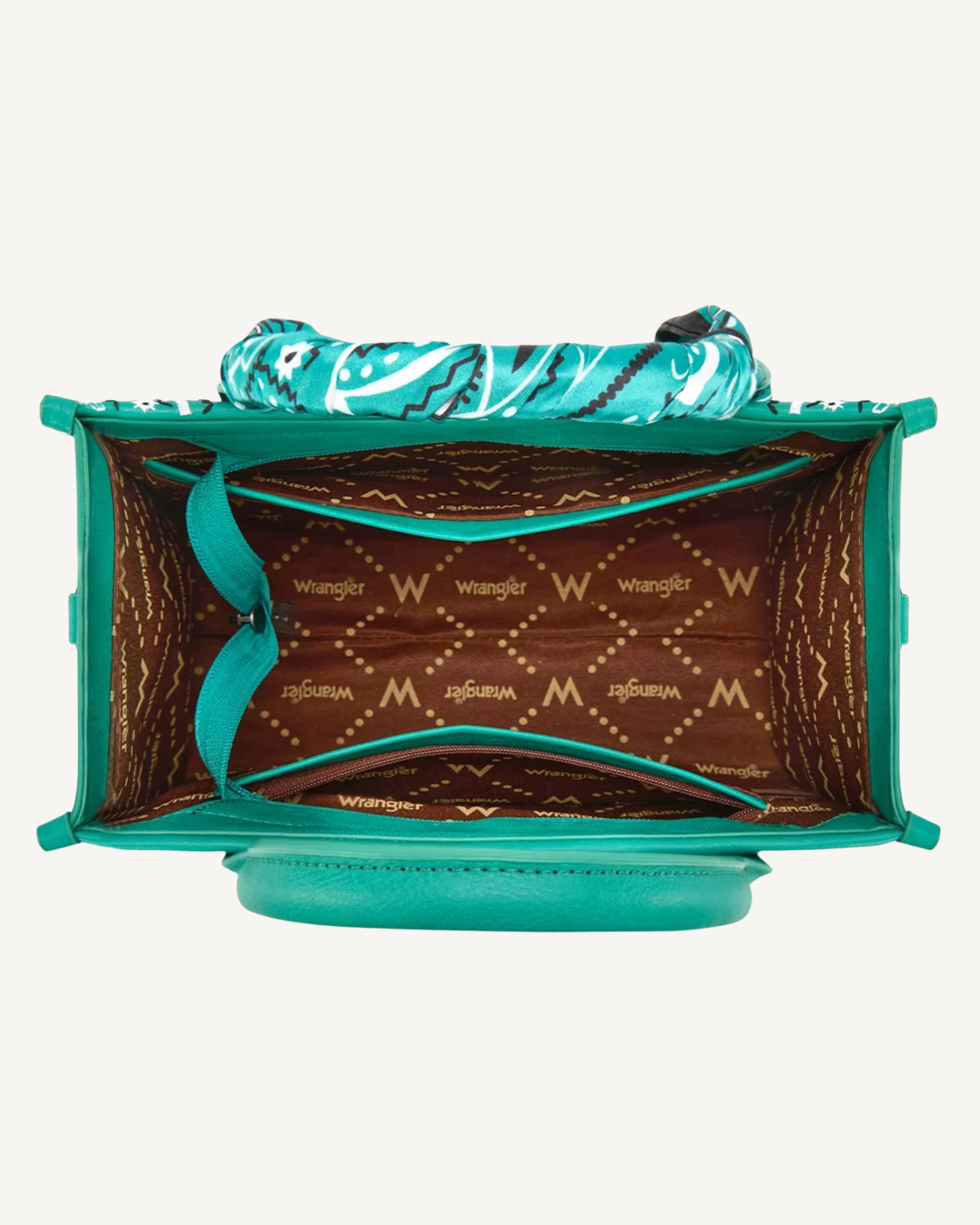 Wrangler Paisley Whipstitch Tote & Crossbody Bag