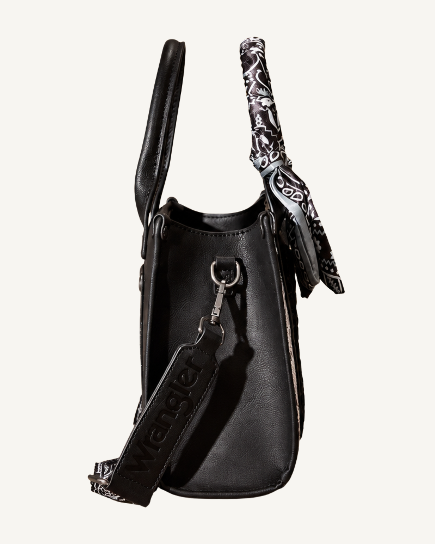 Wrangler Paisley Whipstitch Tote & Crossbody Bag