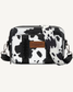 Wrangler Black & White Cow Print Crossbody Purse