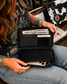 Wrangler Black Cow Print Wristlet Wallet