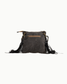 Tumbleweed Trail Hand-Tooled Leather & Cowhide Fringe Crossbody Bag