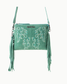 Boot Stitch Suede Fringe Crossbody Bag