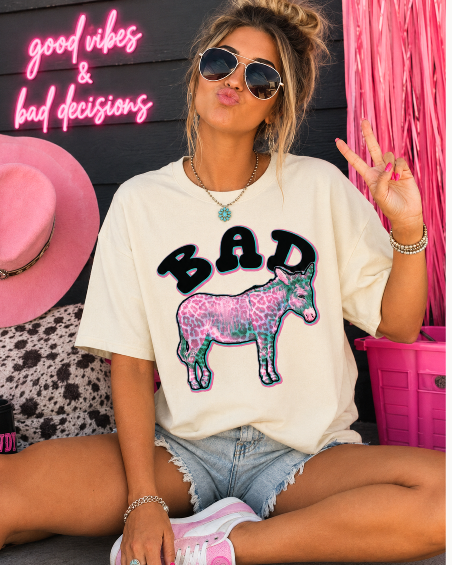 Bad to the Burro Graphic Tee
