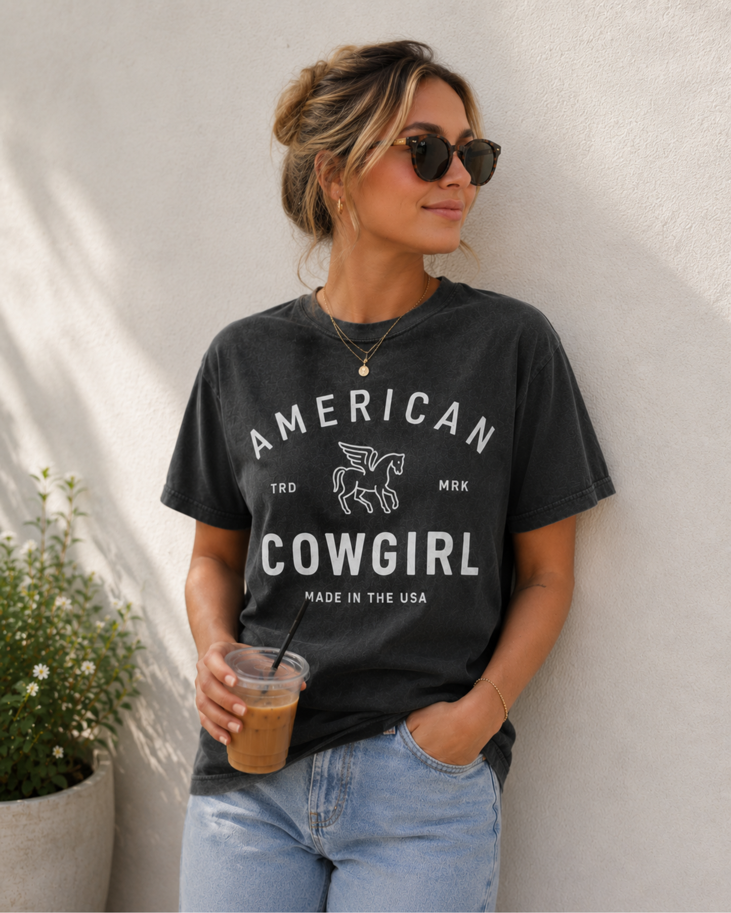 American Cowgirl Comfort Colors Tee