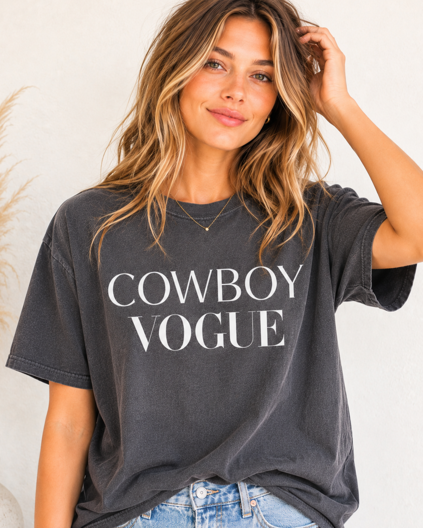 Cowboy Vogue Comfort Colors Graphic Tee