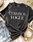 Cowboy Vogue Comfort Colors Graphic Tee