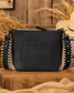 Trinity Ranch Cowhide Fringe Crossbody Bag
