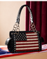 Montana West American Pride Studded Concealed Carry Satchel Bag