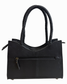 Black Checkered Crossbody Tote