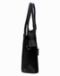 Black Checkered Crossbody Tote