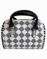 Gray Checkered Speedy Crossbody Bag - Small