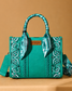 Wrangler Paisley Whipstitch Tote & Crossbody Bag
