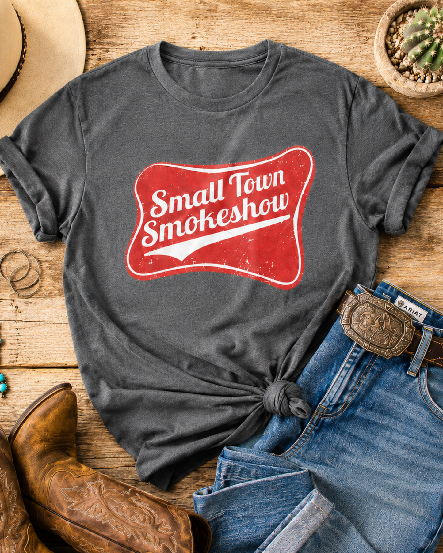 Small Town Smokeshow Comfort Colors Tee