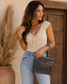 Montana West Tooled Fringe Crossbody Clutch