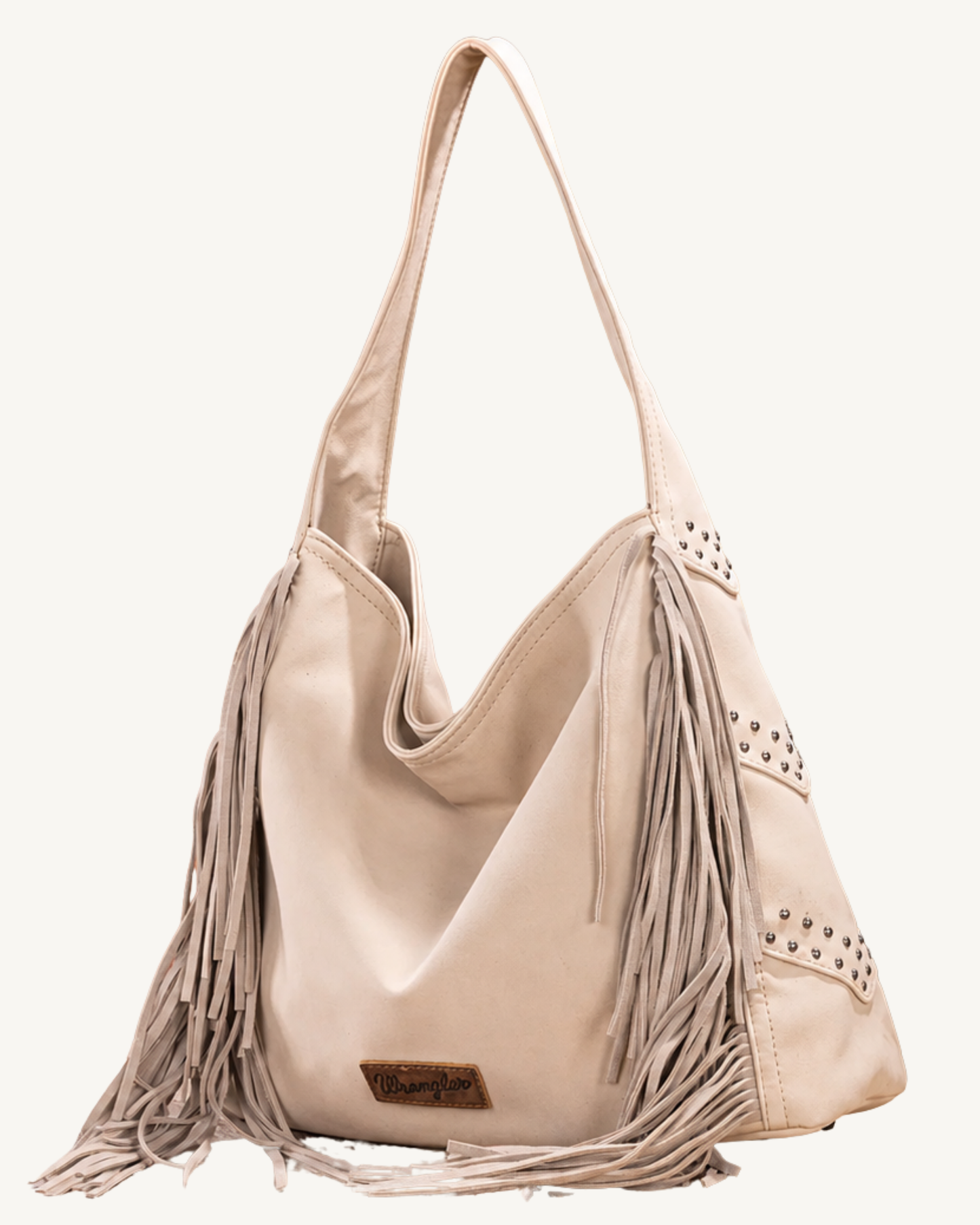 Wrangler Fringe Studded Hobo Bag