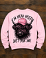 Head Heffa "Just Ask Me" Graphic Sweatshirt