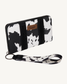 Wrangler Black Cow Print Wristlet Wallet
