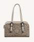 Montana West Floral Tooled Satchel Crossbody Bag