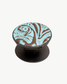 Turquoise Leather Pop-Out Phone Grip & Holder