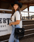 Lucky Charm Genuine Leather Fringe Crossbody Bag