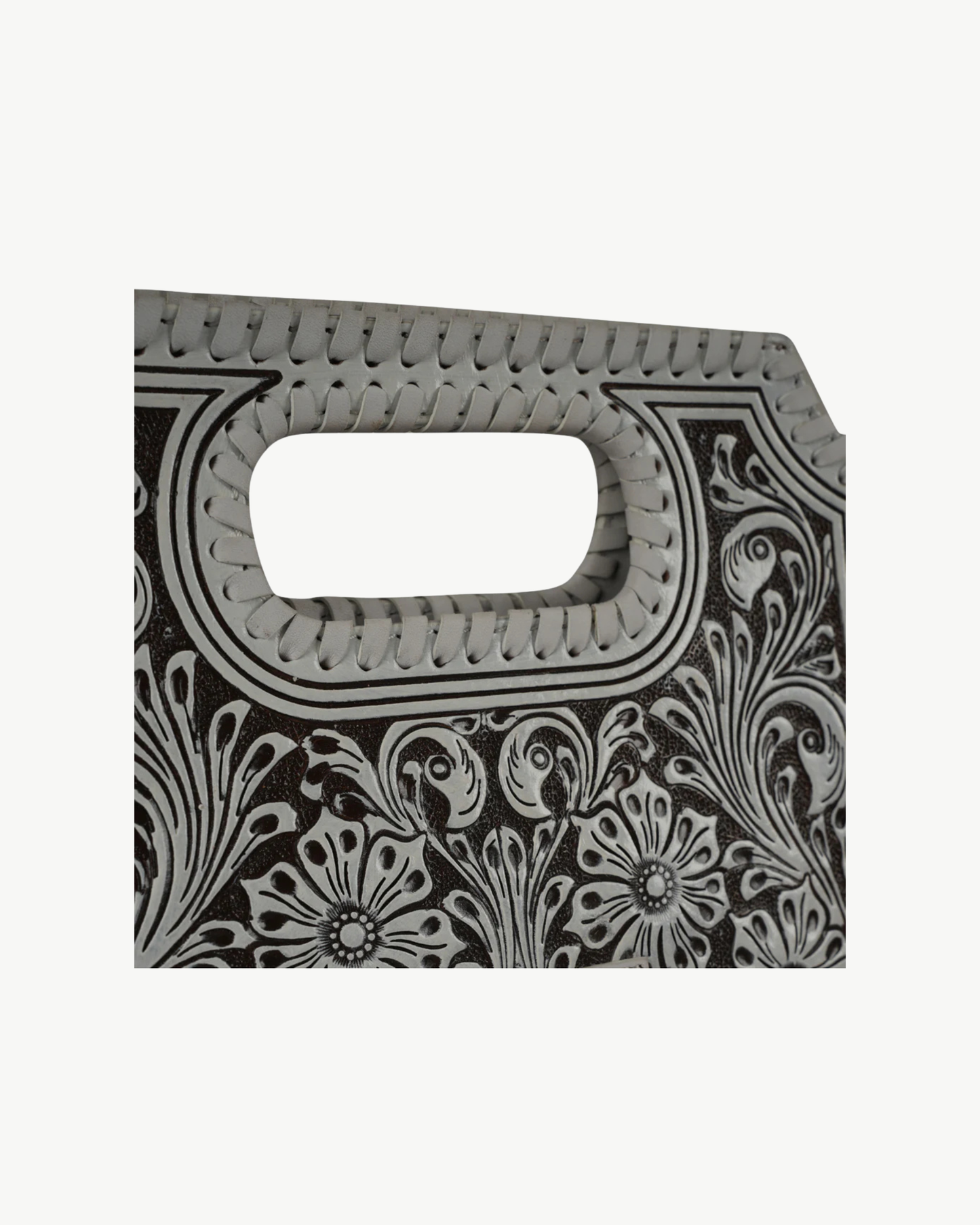 Loyal West Alma Hand-Tooled Leather Medium Handbag