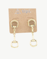 Gold-Tone Snaffle Bit Drop Earrings – Western Equestrian Jewelry